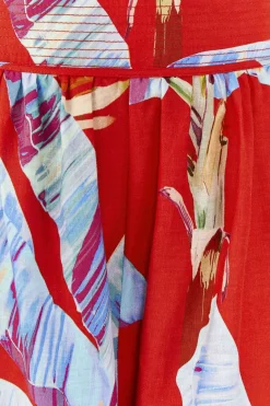 FARM Rio Red Sweet Jungle Organic Cotton Shorts Hot