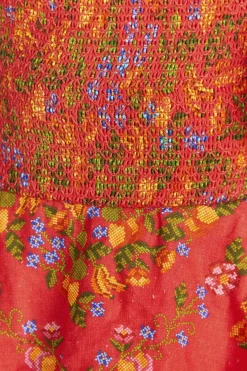 FARM Rio Red Tropical Romance Romper Outlet