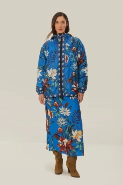 FARM Rio Reversible Cashew Mandala Puffer Jacket