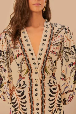 FARM Rio Sand Classic Nature Maxi Dress Hot