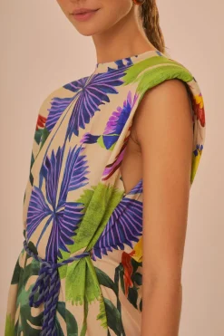 FARM Rio Sand Macaw Jungle Organic Cotton T-Shirt Dress Online
