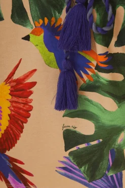 FARM Rio Sand Macaw Jungle Organic Cotton T-Shirt Dress Online