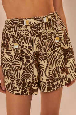 FARM Rio Sand Safari Shorts Hot