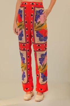 FARM Rio Sand Surreal Scarf Pajama Pants Outlet