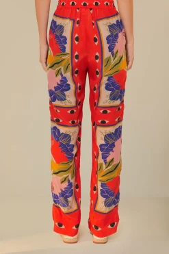 FARM Rio Sand Surreal Scarf Pajama Pants Outlet