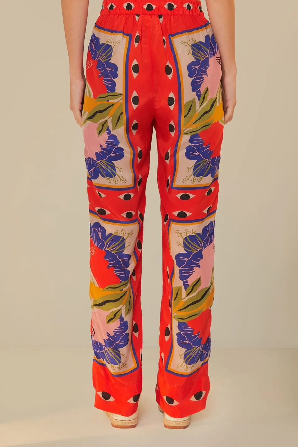 FARM Rio Sand Surreal Scarf Pajama Pants Outlet