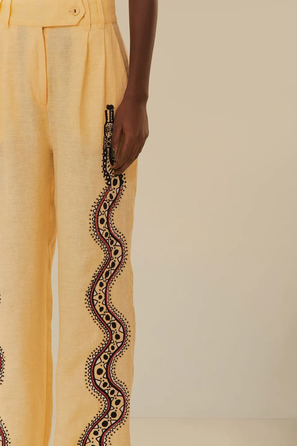 FARM Rio Sand Time Snake Pants Best