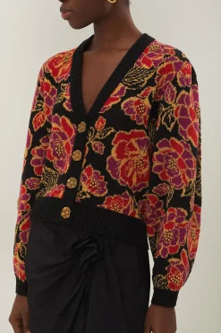 FARM Rio Shiny Chita Knit Cardigan Discount