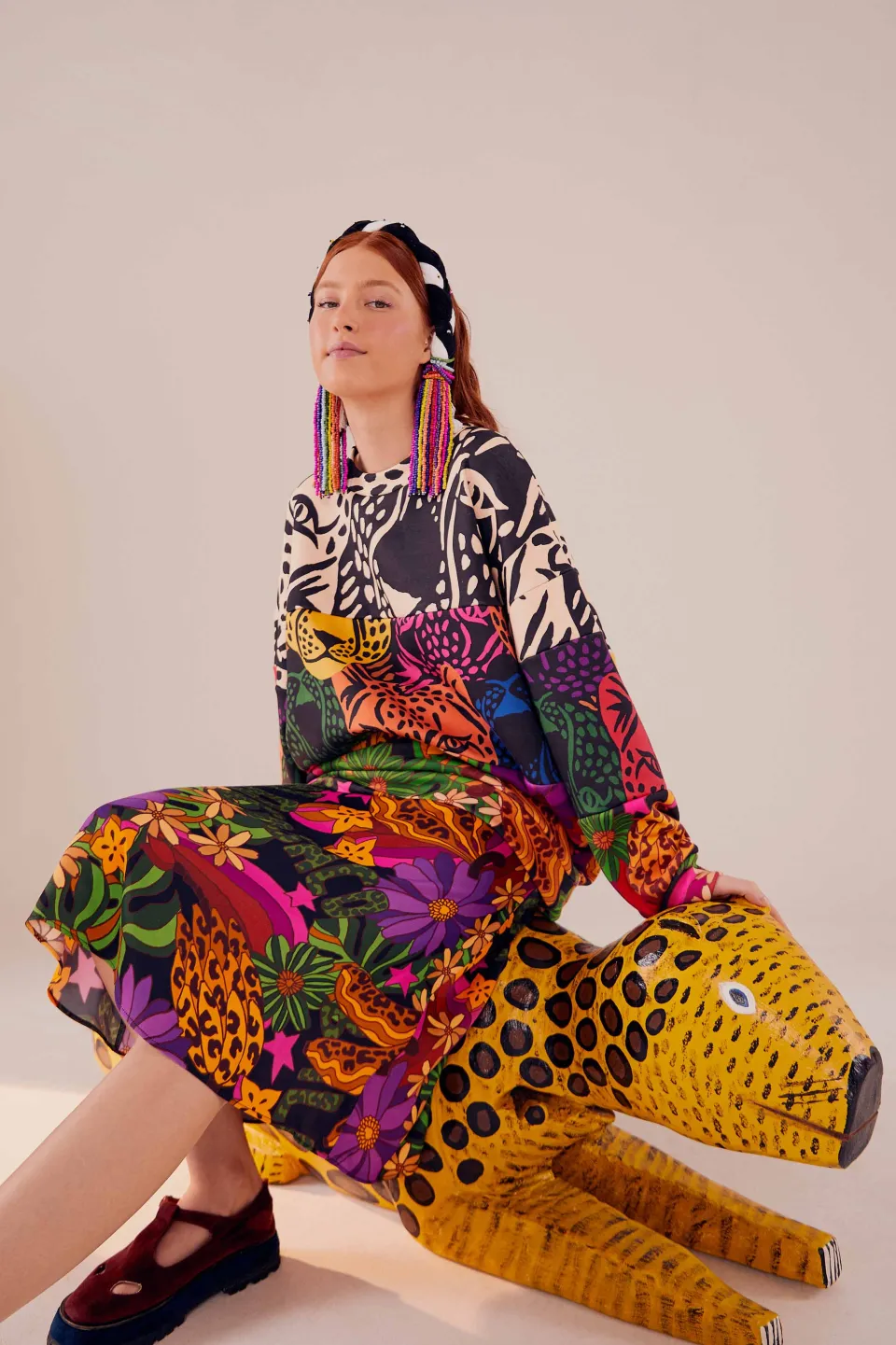 FARM Rio STAR FRUIT SKIRT | Midi Length Outlet