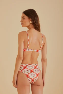 FARM Rio Summer Beach Triangle Top New