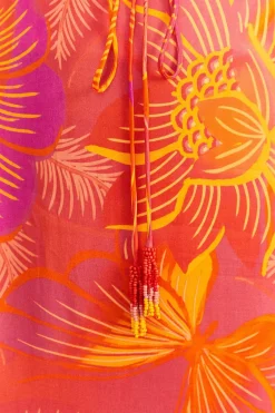 FARM Rio Summer Garden Ombre Lenzing™ Ecovero™ Viscose Midi Dress Outlet