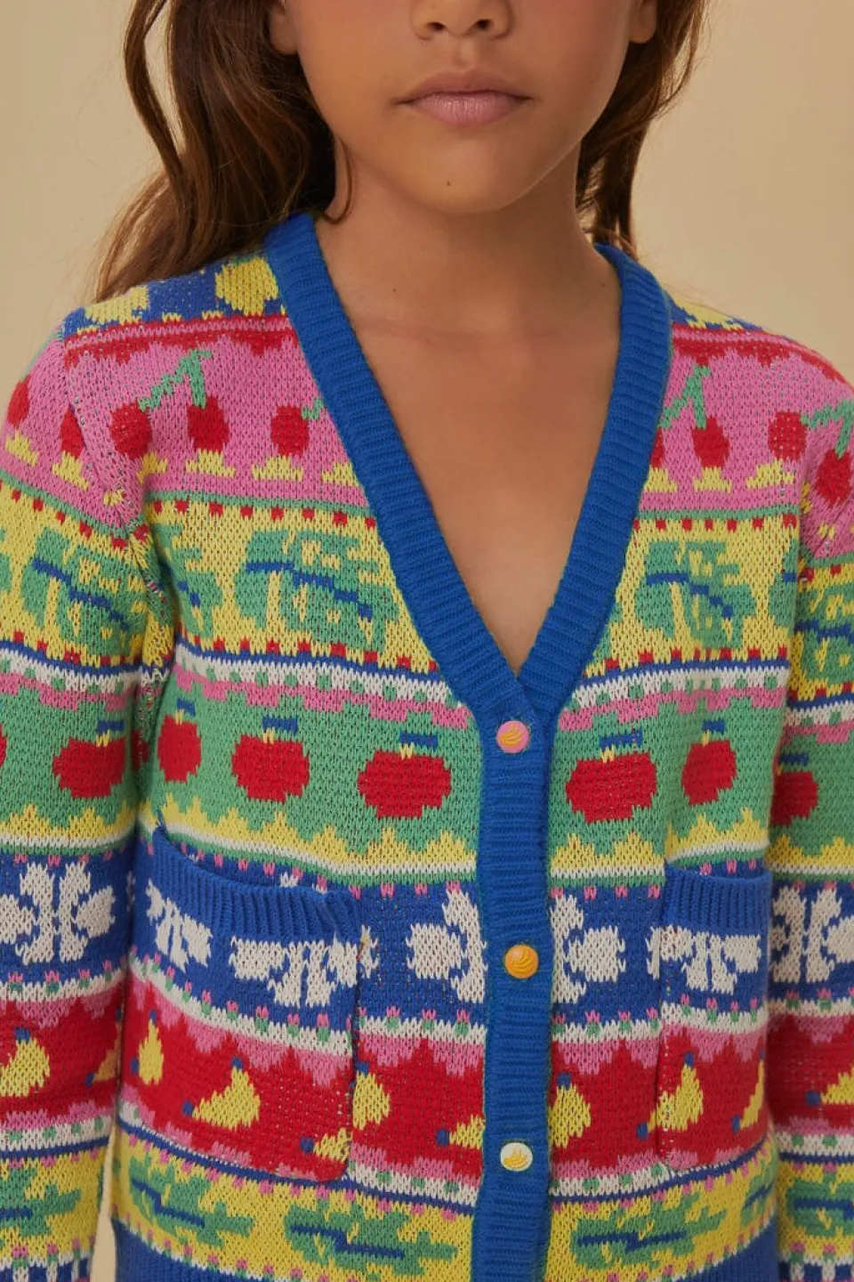 FARM Rio Sweet Orchard Knit Kids Cardigan