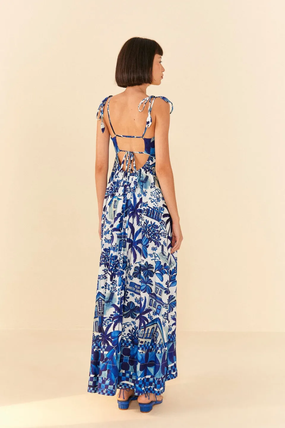 FARM Rio Sweet Rio Tie Strap Maxi Dress Sale