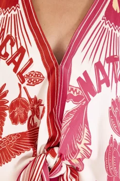 FARM Rio Tropical Dream Lenzing™ Ecovero™ Viscose Halter Blouse
