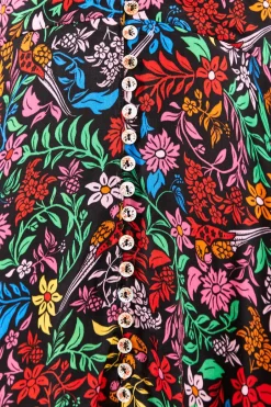 FARM Rio Tropical Garden Lenzing™ Ecovero™ Viscose Midi Dress