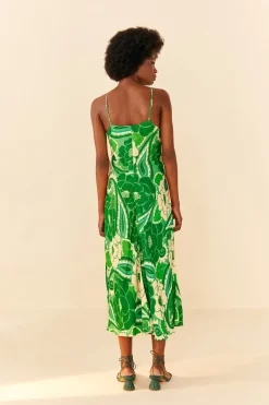 FARM Rio Tropical Groove Circle Cut Out Midi Dress Clearance