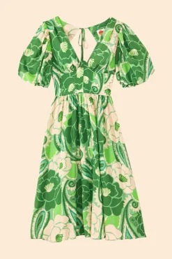 FARM Rio Tropical Groove Midi Dress New