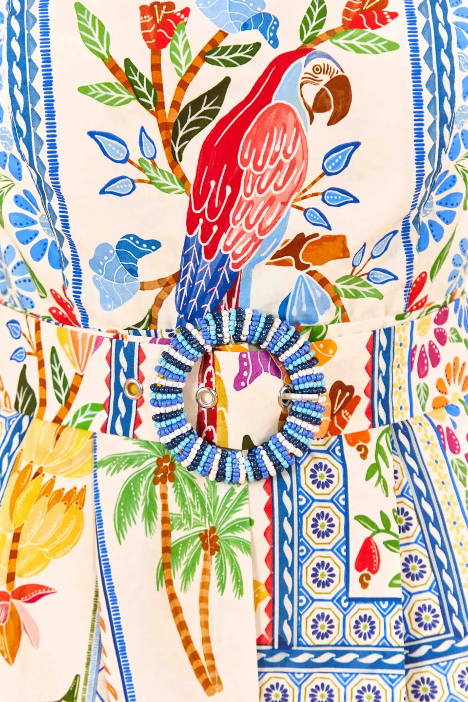FARM Rio Tropical Tiles Sleeveless Romper New