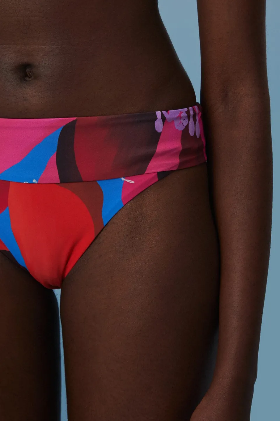 FARM Rio Watercolor Floral Bikini Bottom New