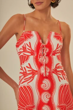 FARM Rio White Ainika Shell LENZING™ ECOVERO™ Euroflax™ Maxi Dress Best