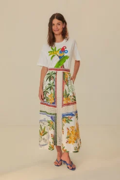 FARM Rio White Organic Cotton T-Shirt