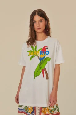 FARM Rio White Organic Cotton T-Shirt