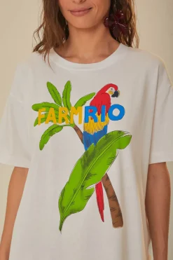 FARM Rio White Organic Cotton T-Shirt