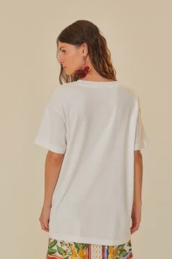 FARM Rio White Organic Cotton T-Shirt