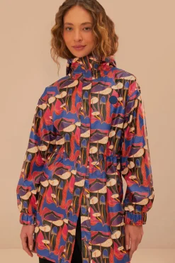 FARM Rio Wild Mushrooms Short Raincoat Outlet