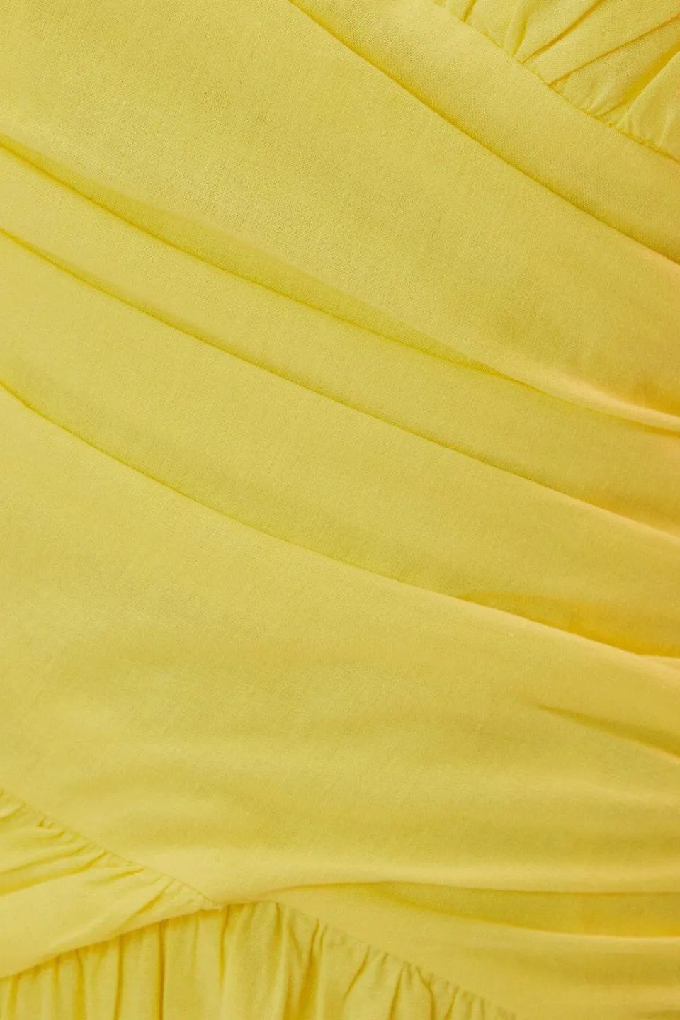 FARM Rio Yellow Cross Over Maxi Dress